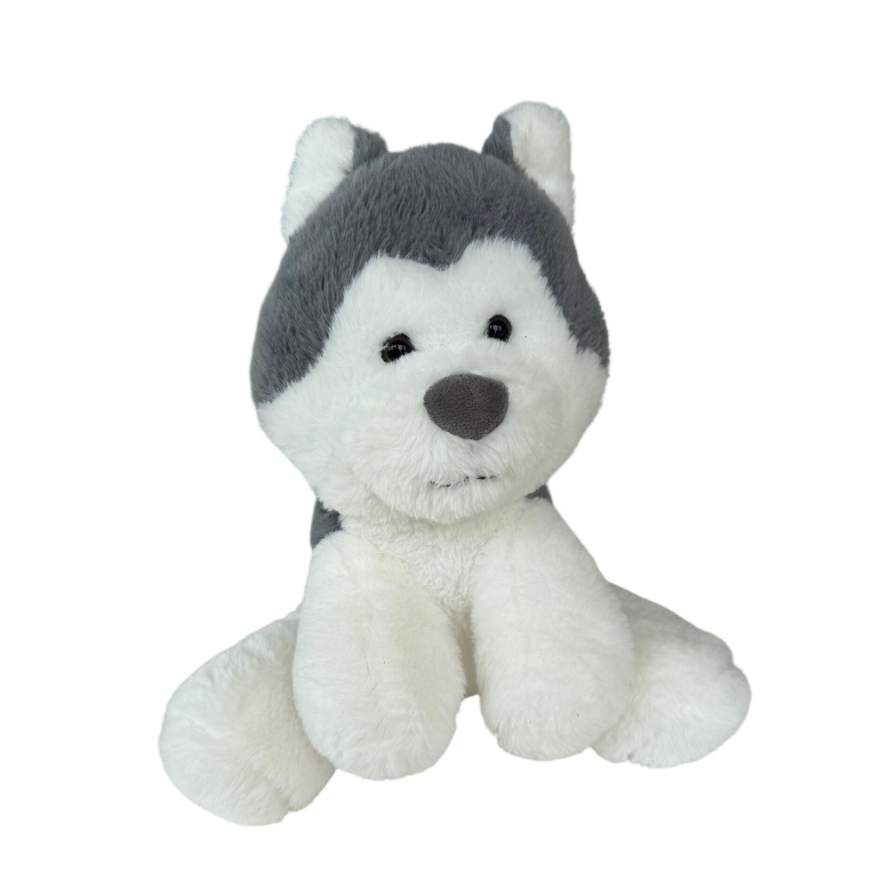 Spark Create Imagine Husky Dog Plush Small Grey White Soft Stuffed Animal Puppy